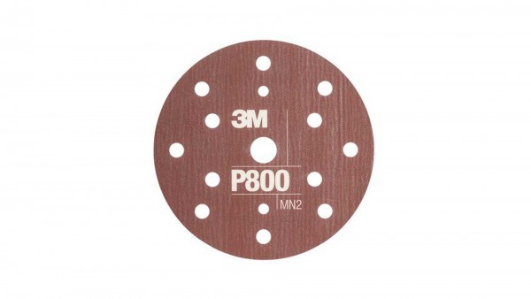 3M 34420 Hookit Flexible Schleifscheiben 270J Braun Ø150 mm P800 (25 Stk)