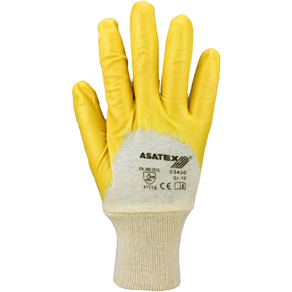 Nitril Handschuhe gelb Gr. 8 (1 Paar)
