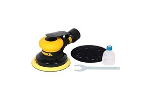 Mirka Zentralabsaugung Druckluft-Exzenter Ø 125 mm 5,0 mm Hub, 5/16“ Gewinde, inkl. 44-Loch-PU-Telle