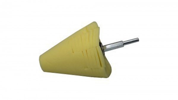ROTWEISS Polierkegel mittelhart gelb Ø 80mm (1 Stk)