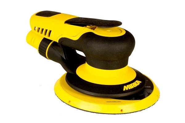 Mirka Zentralabsaugung Druckluft-Exzenter Ø 150 mm 2,5 mm Hub, 5/16“ Gewinde, inkl. 48-Loch-PU-Telle