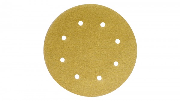 3M 00174 255P Hookit Gold 200mm P080, 8-fach-gelocht (50 Stück)