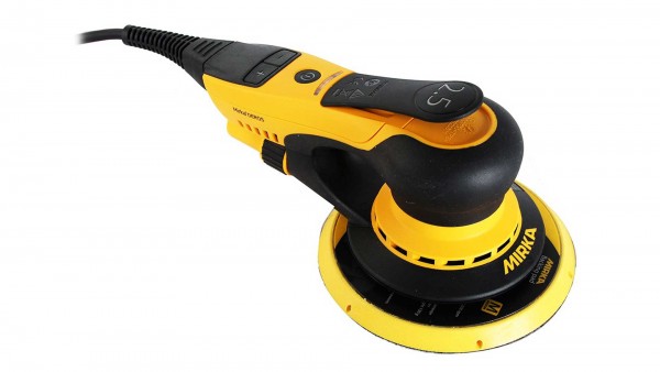 Mirka Zentralabsaugung Elektro-Exzenter Ø 150 mm 2,5 mm Hub, 5/16“ Gewinde, inkl. PU-Teller medium u