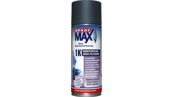 Spraymax 1K DTP-Kunststofflack dunkelgrau (400 ml)