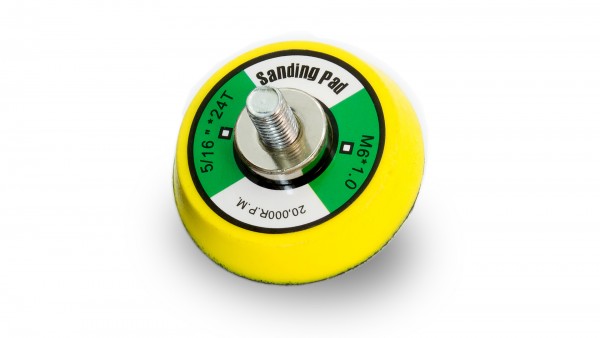38mm Ø Schleifteller mit Klettgewebe