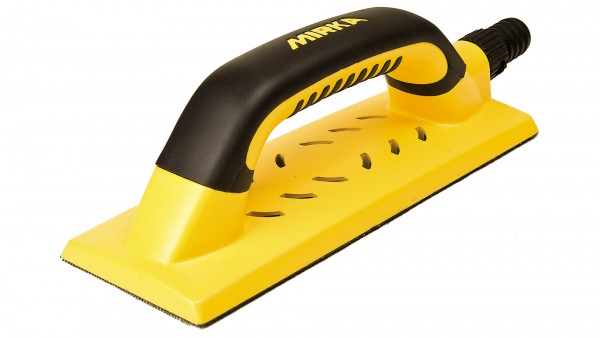 Mirka Handblock mit Absaugung und Bügelgriff 80 x 230 mm Kunststoff, mit Luftregulierung Grip 55-Loc