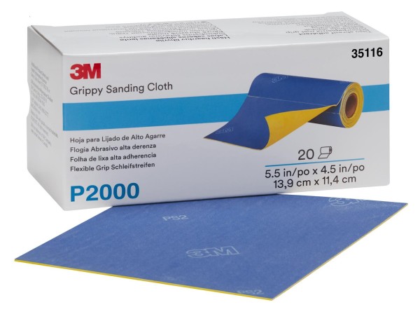 3M Flexible Grip Schleifstreifen 139 x 114 mm P1500 (20Stk)
