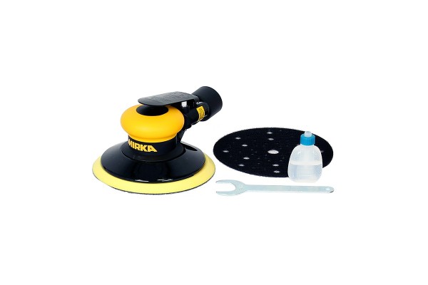 Mirka Zentralabsaugung Druckluft-Exzenter Ø 125 mm 2,5 mm Hub, 5/16“ Gewinde, inkl. 44-Loch-PU-Telle